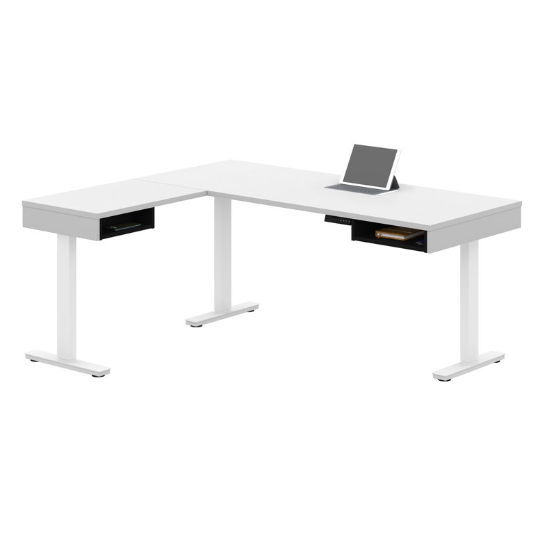 Orren Ellis Thilebrook Height Adjustable LShape Standing Desk